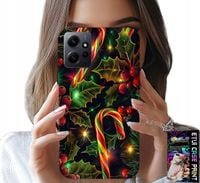 ETUI DO XIAOMI NOTE 12 4G - LASKA CUKROWA, JEMIOŁA, CHOINKA + SZKŁO