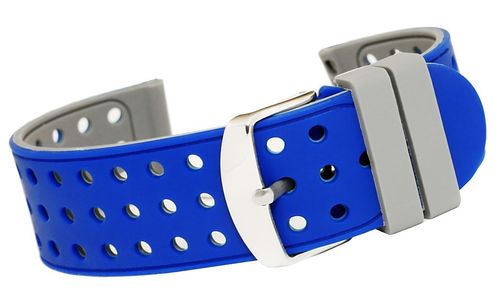 Pasek silikonowy NIEBIESKO-SZARY U12-22-7 na Arena.pl