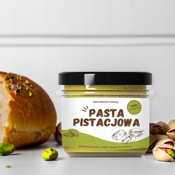 PASTA PISTACJOWA Krem z pistacji Vitafarm 100% naturalna 200g zdjęcie 8