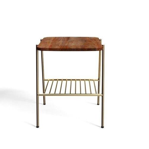 Stolik kawowy mały Devon Mango orzech włoski na Arena.pl