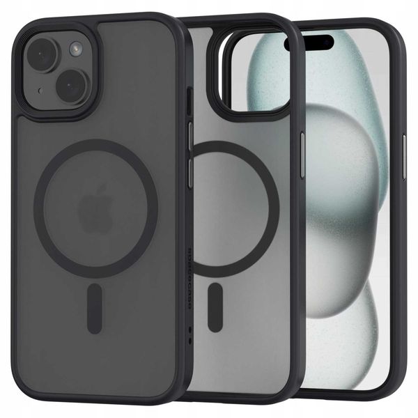 Spacecase Hybrid Mag Iphone 15 Plus Black zdjęcie 1