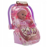 Lalka z fotelikiem Agusia 29 cm ZD-3855