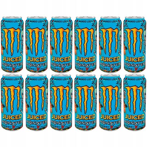 Monster Mango Loco Napój energetyczny 500ml x12 na Arena.pl