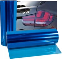 FOLIA DO PRZYCIEMNIANIA LAMP LAMPY NIEBIESKA