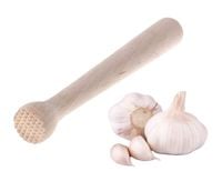Zgniatacz ubijak tłuczek do czosnku drewniany 22 cm Wooden Kitchen