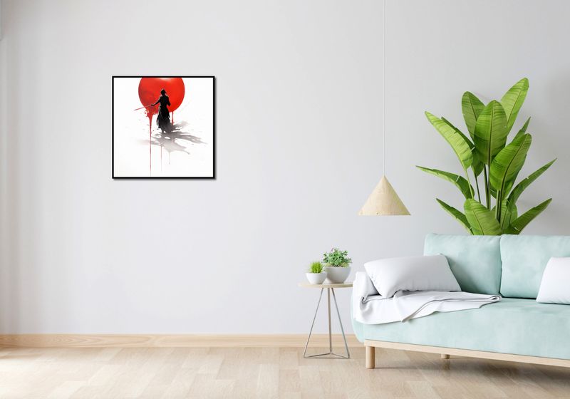 Plakat 60x60cm Samotny Samuraj zdjęcie 4