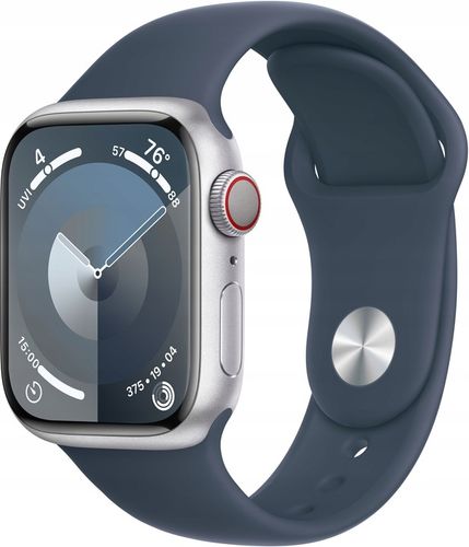 Apple Watch Series 9 GPS + Cellular 41 mm NFC Wi-Fi 5 ATM Silver - M/L na Arena.pl