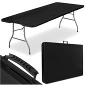 Stół cateringowy IMPRO składany w walizkę 240 cm czarny