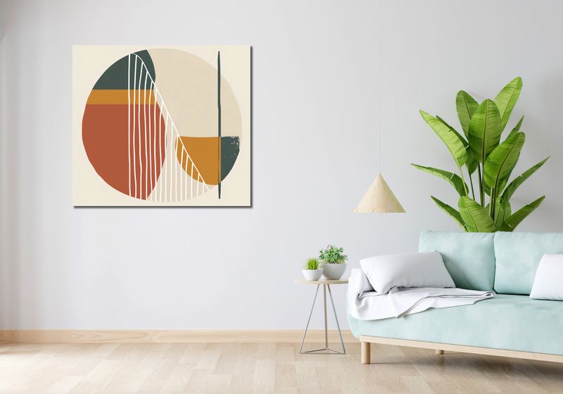 Obraz 100x90cm Przerys nad Treścią zdjęcie 2