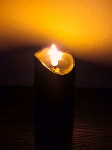 ŚWIECZKA WAX 12,5 CM - CZARNY zdjęcie 7