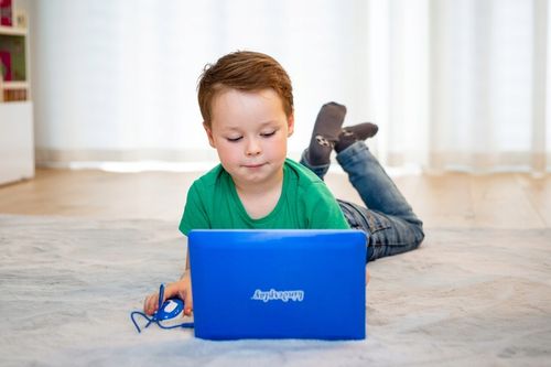 KINDERPLAY LAPTOP DLA DZIECI EDUKACYJNY DO NAUKI LITEREK LICZENIA 120 OPCJI na Arena.pl