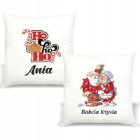 Poduszka z imieniem PREZENT ŚWIĄTECZNY HO HO HO
