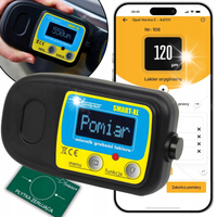 MIERNIK TESTER GRUBOŚCI LAKIERU GL-SMART-XL WBUDOWANA SONDA APLIKACJA