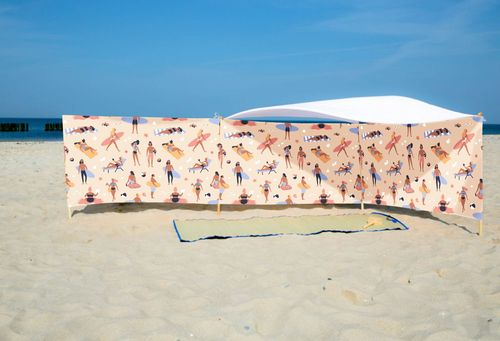 PARAWAN PLAŻOWY Plaża z indywidualnym napisem 8 PANELI 68.8 na Arena.pl