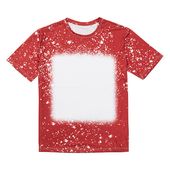 Koszulka Cotton-Like Bleached Starry Red do sublimacji XXXL