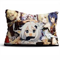 Poduszka Genshin Impact - Paimon / Aether / Lumine / Xiangling