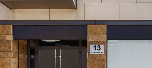 Nierdzewny Numer Na Dom Tabliczka Adresowa z Numerem Domu 32x21 cm na Arena.pl