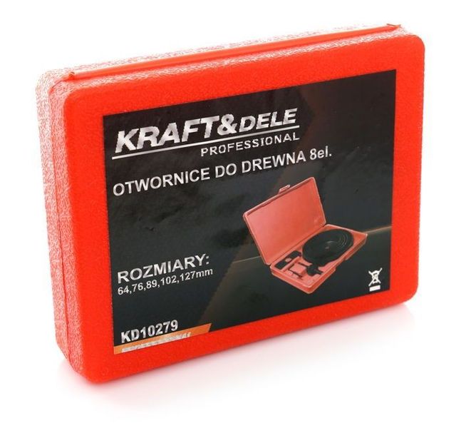 otwornice do drewna 8 el. kd10279 zdjęcie 8