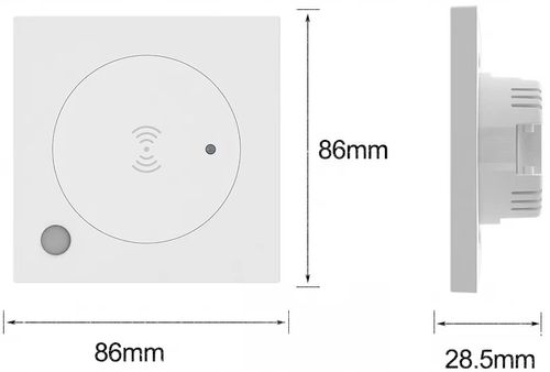 Sensor Czujnik Obecności 23GHz Ruchu Jasności Ścienny ZigBee TUYA Smart na Arena.pl