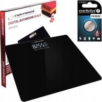 ELEKTRONICZNA WAGA ŁAZIENKOWA SZKLANA SLIM 180 KG