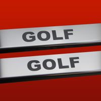 Listwa progowa VOLKSWAGEN GOLF MK7 Stal nierdzewna 304 mat 2szt