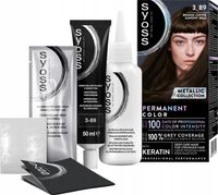 SYOSS PERMANENT COLOR METALLIC COLLECTIONFARBA DO WŁOSÓW 3_89 KAWOWY BRĄZ