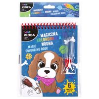 magiczna kolorowanka wodna z pisakiem pieski kidea