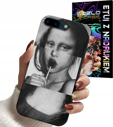ETUI CASE DO IPHONE 7+ 8+ PLUS - MONA LISA WZORY DLA KOBIET PLECKI OBUDOWA na Arena.pl