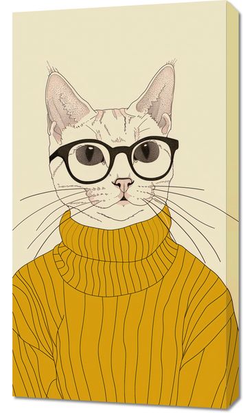 Obraz 50x90cm Intelektualista zdjęcie 1