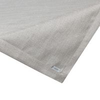 OBRUS KWADRATOWY Z SZEROKĄ LISTWĄ 85X85 JASNOSZARY