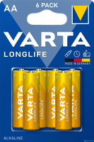 Bat.alkal.LR6 LONGLIFE POWER bliste 6szt