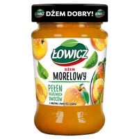 Łowicz DŻEM MORELA MORELOWY z moreli NISKOSŁODZONY 280g słoik