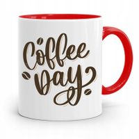 Dla Baristy Baristki Kawiarki Kubek Czerwony Z Nadrukiem Ze Zdjęciem