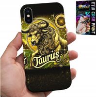 ETUI DO IPHONE X / XS - ZNAK ZODIAKU BYK ASTRONOMIA FUTERAŁ