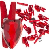 KLAMERKI SERCA SERDUSZKA OZDOBNE SPINACZE WALENTYNKI ŚLUB DEKORACJA