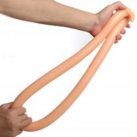 BARDZO DŁUGIE DILDO, MIĘKKI KOREK ANALNY, GŁĘBOKI ANAL