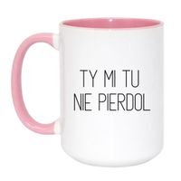 Duży Biało-Różowy 450 ml