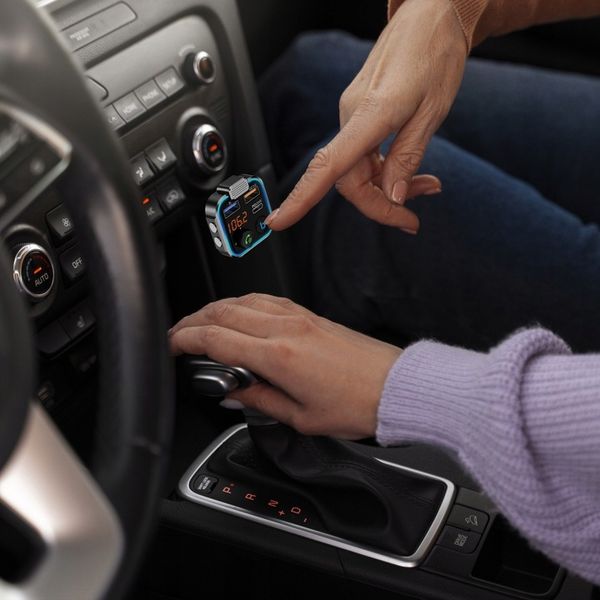 TRANSMITER FM BLUETOOTH ŁADOWARKA MP3 2XUSB LCD SD zdjęcie 11