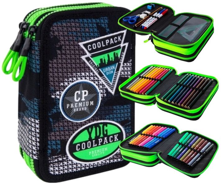 Piórnik trzykomorowy WYPOSAŻENIE COOLPACK Jumper 3 zdjęcie 1