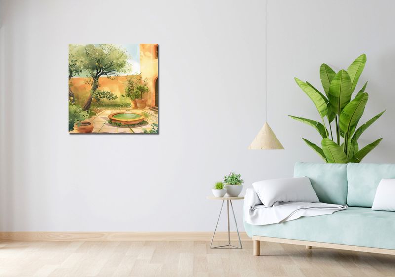 Obraz 70x70cm Słoneczny Dzień zdjęcie 2