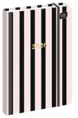 KALENDARZ KSIĄŻKOWY A6 192 METALLIC STRIPES 2026 INTERDRUK