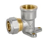 kolano pex-al-pex chrom z łapkami-1/2*20 - d1/2*20.kolł