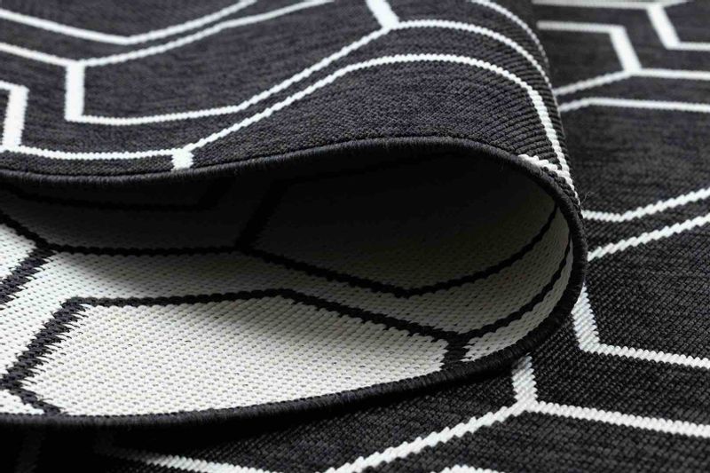RUG/LU/WINK/HEXAGON/BLACK/120x170 zdjęcie 8