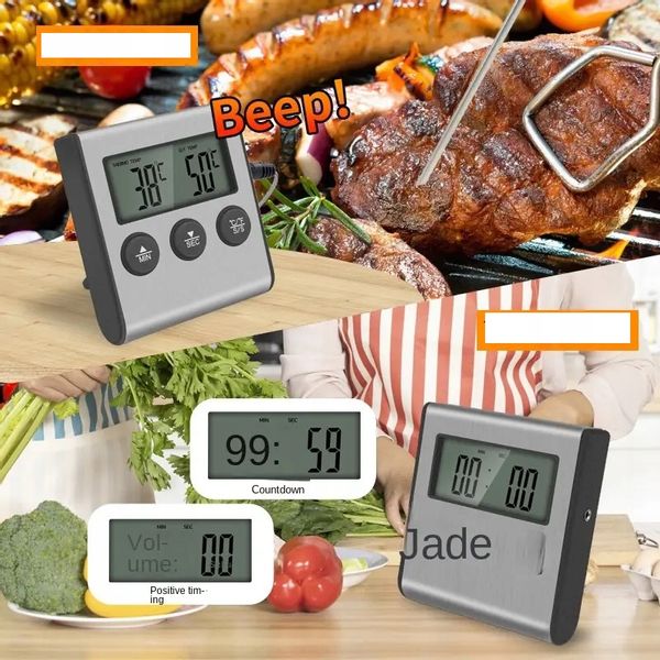 TERMOMETR DO WĘDZARNI Pieczenia GRILLA SONDA TIMER zdjęcie 11