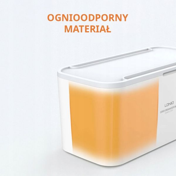 Listwa zasilająca Antyprzepięciowa 2 m ORGANIZER na kable 5 gniazd USB zdjęcie 5