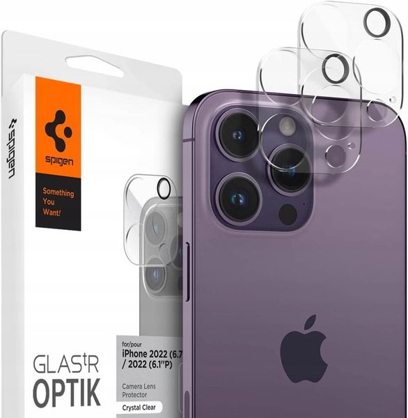 2x Osłona Aparatu Spigen iPhone 14 Pro / Pro Max / 15 Pro / Pro Max zdjęcie 7