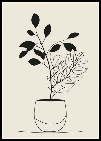 Plakat 42x59,4cm Prostota Doniczki zdjęcie 2