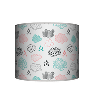 Abażur Walec - Kolorowe chmury