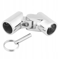 ŁĄCZNIK RURKI Z WYSUWANĄ ZAWLECZKĄ KALIBER 22 MM DO MASZTÓW FLAGOWYCH ŁODZI