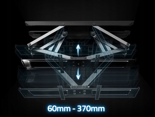 UCHWYT ŚCIENNY DO TELEWIZORA TV 23-60 cali wieszak obrotowy MEGA MOCNY na Arena.pl